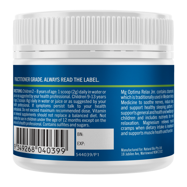Bioglan Medlab Mg Optima Relax Jnr. 60g