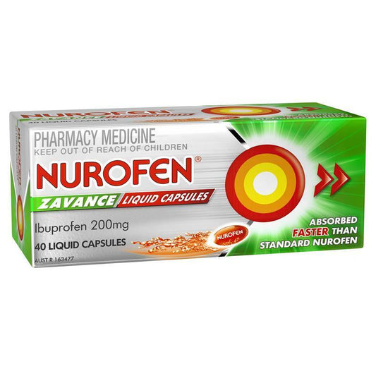 Nurofen Zavance 40 Liquid Capsuls